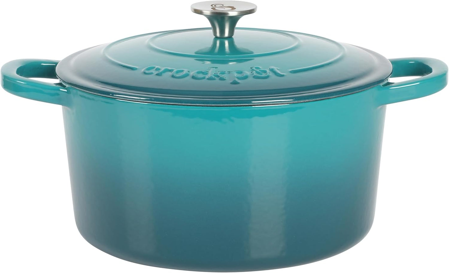 Crock-Pot 3 Quart Enameled Cast Iron Dutch Oven – Aqua ae