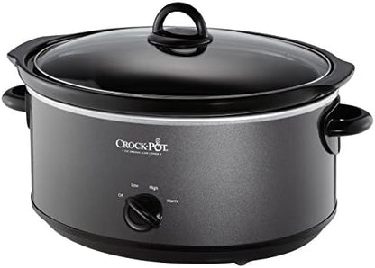 Crock-Pot 7 Quart Slow Cooker – Charcoal j6