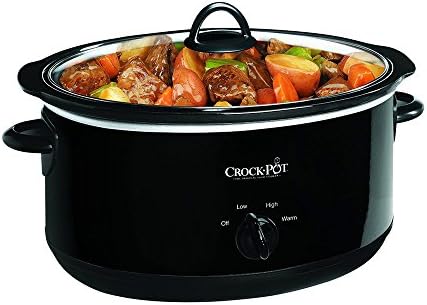 Crock-Pot 8 Quart Manual Slow Cooker – Black ei