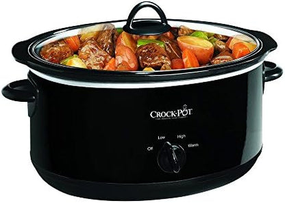 Crock-Pot 8 Quart Manual Slow Cooker – Black ei