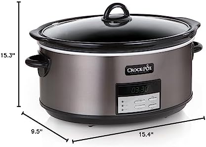 Crock-Pot 8 Quart Programmable Slow Cooker with Auto Warm xs