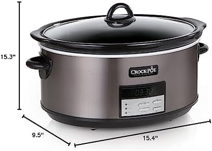 Crock-Pot 8 Quart Programmable Slow Cooker with Auto Warm xs