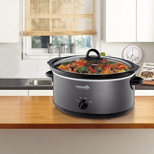 Crock-Pot 7 Quart Slow Cooker – Charcoal j6