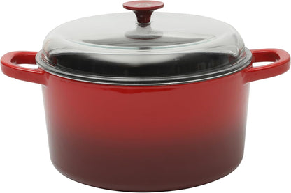 Crock-Pot 3 Quart Enameled Cast Iron Dutch Oven – Aqua ae