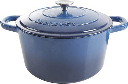 Crock-Pot 3 Quart Enameled Cast Iron Dutch Oven – Aqua ae
