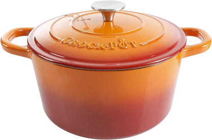 Crock-Pot 3 Quart Enameled Cast Iron Dutch Oven – Aqua ae