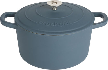 Crock-Pot 3 Quart Enameled Cast Iron Dutch Oven – Aqua ae