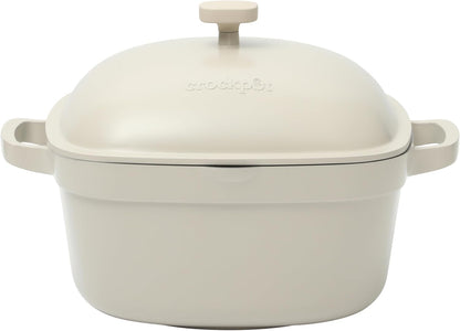 Crock-Pot 3 Quart Enameled Cast Iron Dutch Oven – Aqua ae